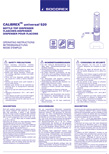 Calibrex 520 Operating Instructions Cover